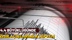 İzmir Açıklarında Deprem!