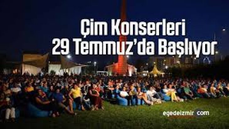 İzmir Çim Konserleri Başlıyor…