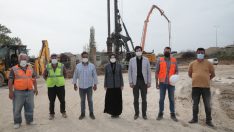 AKYURT BELEDİYE BAŞKANI AYIK HASTANE İNŞAATINDA