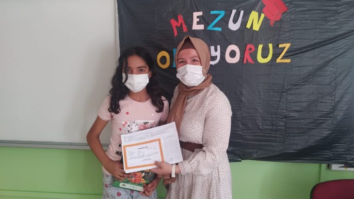 DATÇA” DA ÖĞRENCİLER  KARNELERİNİ ALDI