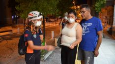 DATÇA’DA MAHALLE AFET GÖNÜLLÜLERİ HALKI BİLGİLENDİRDİ