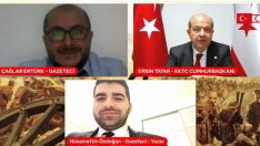 KKTC Cumhurbaşkanı Ersin Tatar Çağlar Ertürk’ün Canlı Yayın Konuğu Oldu