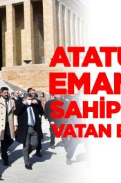 Bağımsız Türkiye Partisi Anıtkabir’i ziyaret Etti