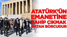 Bağımsız Türkiye Partisi Anıtkabir’i ziyaret Etti