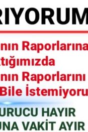 2015 Yılının Raporları 2022 Yılını Düşünmek Bile İstemiyorum.