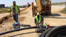 Büyükşehir su israfına izin vermiyor ASAT eskiyen şebeke borularını yeniliyor