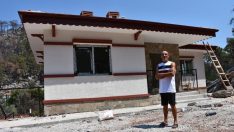 Marmaris’te Geçen Seneki Yangında Zarar Görenler Yeni Evlerine Kavuşuyor