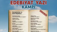 Geleceğin edebiyatçıları bu kamptan çıkacak