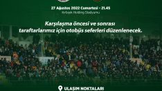 Alanya Spor İstanbulspor maçı ulaşım bilgilendirmesi