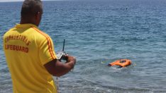 İnsansız cankurtaran robotuyla hızlı müdahale