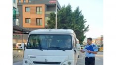 ÇİFTLİKKÖY’DE ÖĞRENCİ SERVİSLERİNE SIKI DENETİM