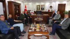 BAKAN YARDIMCISI ŞENSOY, BAŞKAN VEKİLİ TUTUK’U ZİYARET ETTİ