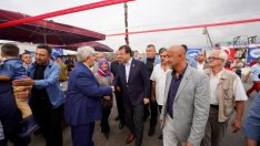 İMAMOĞLU TUZLALI BALIKÇILARLA BİR ARAYA GELDİ “VİRA BİSMİLLAH’ DEDİ