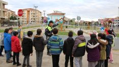 TRAFİK EĞİTİM PİSTİ ÖĞRENCİLERİN EĞLENCE DURAĞI