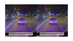 Vali Yerlikaya, Ambulansa Yol Vermeyen Sürücünün Ceza Aldığını Duyurdu