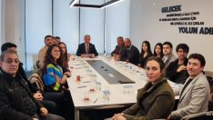 ATAMA BEKLEYEN MİMAR VE MÜHENDİSLERDEN GELECEK PARTİSİNE ZİYARET