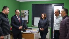 YALOVA BEL BAŞKAN VEKİLİ TUTUK’TAN ÇAT KAPI ZİYARET