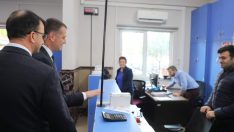 KAYMAKAM ÜRKMEZER VERGİ DAİRESİ, MAL MÜDÜRLÜĞÜ VE MİLLİ EMLAK MÜDÜRLÜĞÜ KURUMLARINI ZİYARET ETTİ