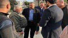 GELECEK PARTİSİ MAHMUTLAR ESNAFINI ZİYARET ETTİ