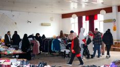 ÇİFTLİKKÖY’DE DEPREMZEDELER SOSYAL MARKETTEN YARARLANIYOR