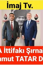 Ata ittifaki  Şırnak’ta Mahmut Tatar dedi