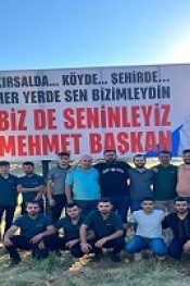 ÇAMLICA GENÇLERİNDEN MEHMET ŞAHİN’E BÜYÜK DESTE