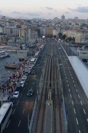 GALATA KÖPRÜSÜ’NDEKİ ÇALIŞMA PLANLANANDAN ÖNCE BİTİRİLDİ