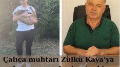 ÇALICA KÖYÜ MUHTARINA  HAYVANSEVERLERDEN TEPKİ YAĞDI