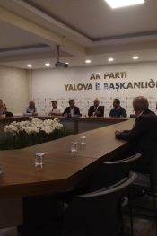 Yalova Çiftlikköy RİZELİLER Derneği’nden Yalova AK Parti İl Başkanlığına ziyaret