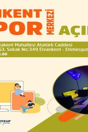 ANKARA BÜYÜKŞEHİR BELEDİYESİ YENİ E-SPOR MERKEZİNİ ELVANKENT’TE HİZMETE AÇIYOR