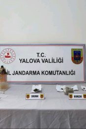 Yalova Taşköprü de uyuşturucu madde ile çalışma