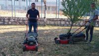 KAHRAMANKAZAN BELEDİYESİ YEŞİL ALAN MESAİSİNDE