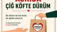 Serince’de Askıda Çiğ Köfte Dürüm